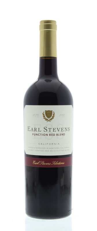 Earl Stevens Function Red Blend 2012 Front Bottle Shot