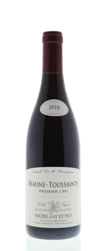 Michel Gay & Fils Beaune Toussaints Vieilles Vignes Premier Cru 2010 Front Bottle Shot
