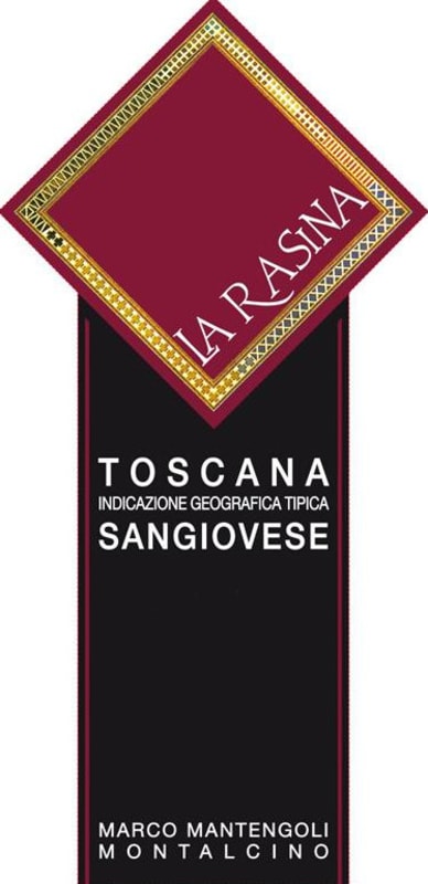 La Rasina Toscana Sangiovese 2012 Front Label