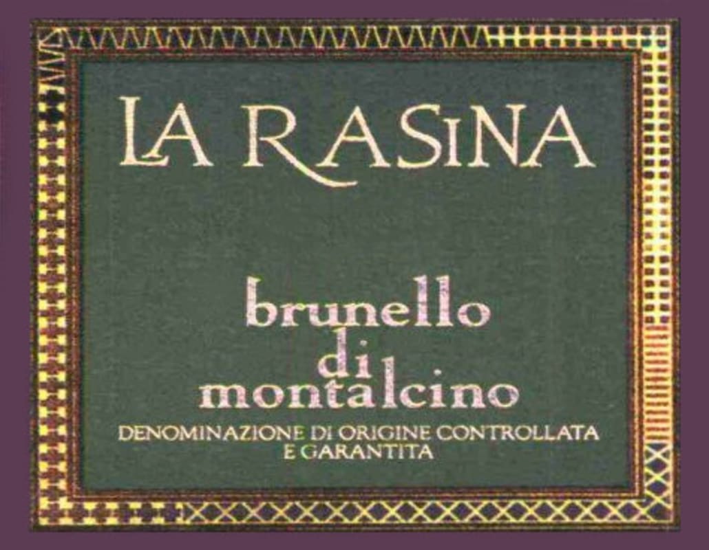 La Rasina Brunello di Montalcino 2009 Front Label