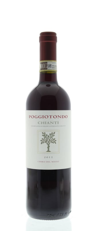 Poggiotondo Chianti 2011 Front Bottle Shot