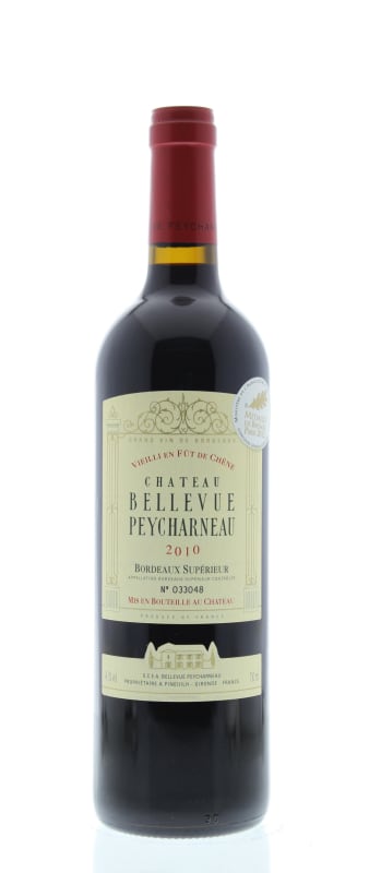 Chateau Bellevue Peycharneau Bordeaux Superieur 2010 Front Bottle Shot