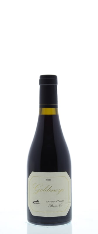 Goldeneye Anderson Valley Pinot Noir (375ML half-bottle) 2010 Front Bottle Shot