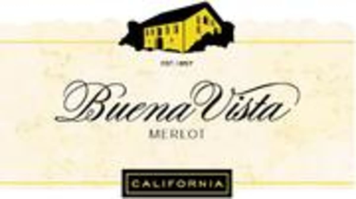 Buena Vista Merlot 1998 Front Label