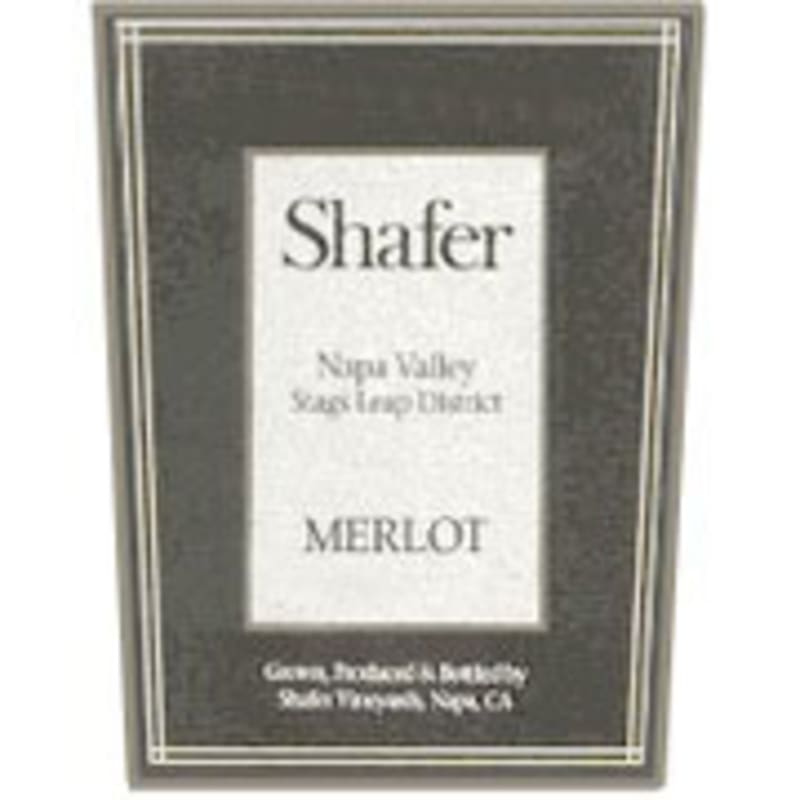 Shafer Napa Valley Merlot (3 Liter Bottle) 1999 Front Label