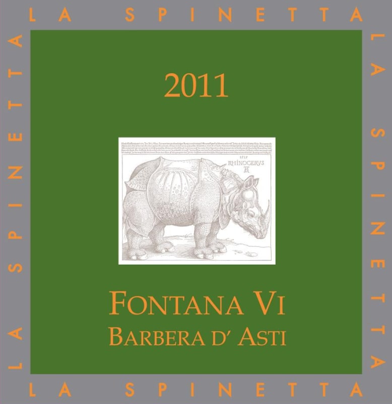 La Spinetta Fontana VI Barbera d'Asti 2011 Front Label