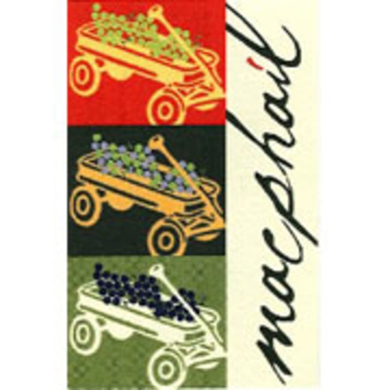 MacPhail Toulouse Vineyard Pinot Noir 2002 Front Label