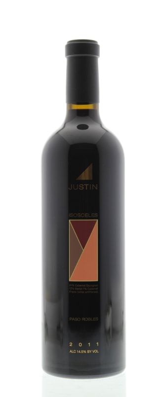 Justin Isosceles 2011 Front Bottle Shot