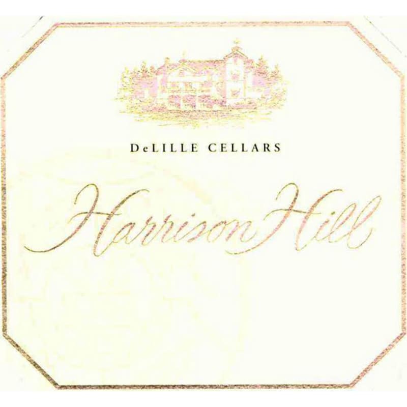 DeLille Harrison Hill Red 2001 Front Label