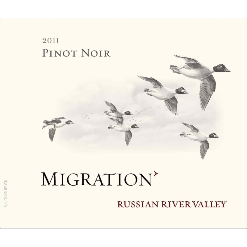Migration Russian River Pinot Noir (375ML half-bottle) 2011 Front Label