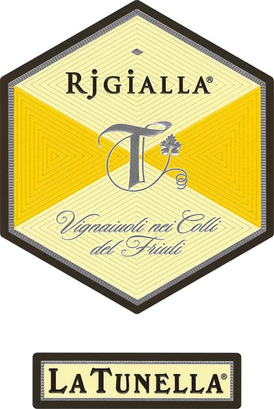 Tunella Rjgialla Ribolla Gialla 2013 Front Label
