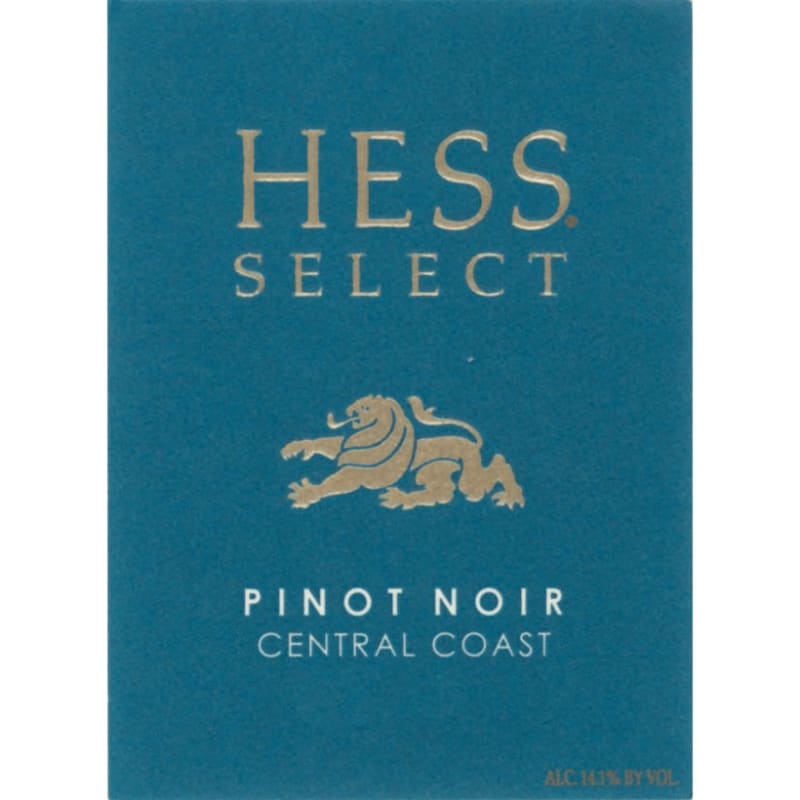 Hess Select Pinot Noir 2010 Front Label