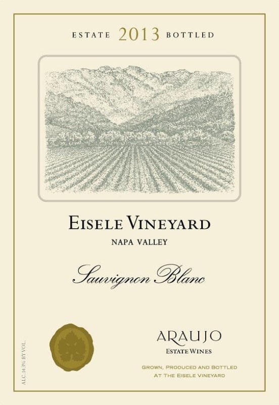 Araujo Eisele Vineyard Sauvignon Blanc 2013 Front Label