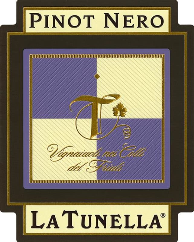 Tunella Pinot Nero 2014 Front Label
