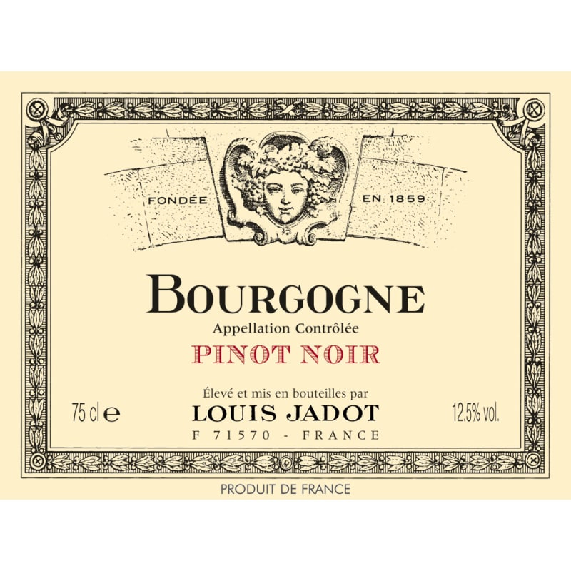 Louis Jadot Bourgogne Pinot Noir 2011 Front Label