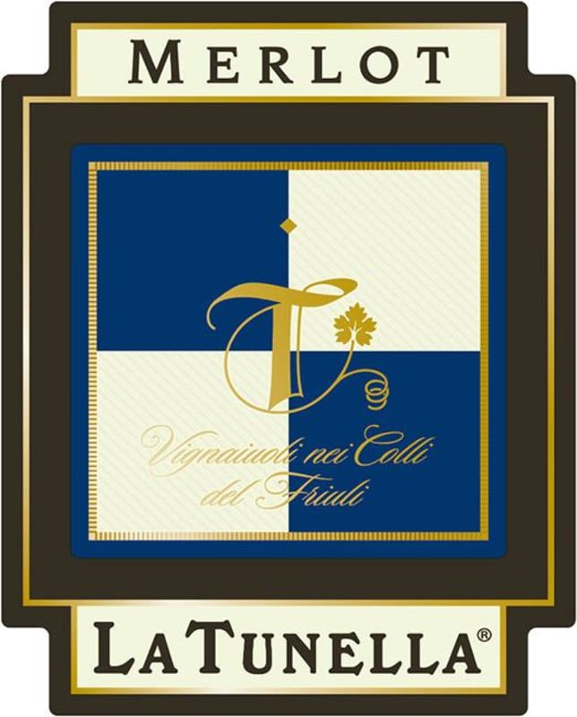 Tunella Merlot 2014 Front Label