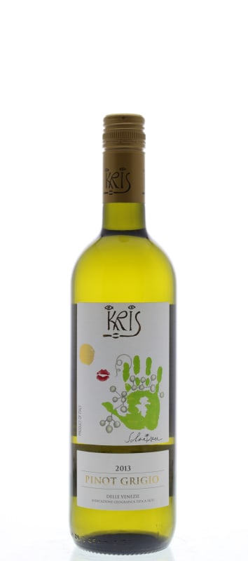 Kris Pinot Grigio 2013 Front Bottle Shot