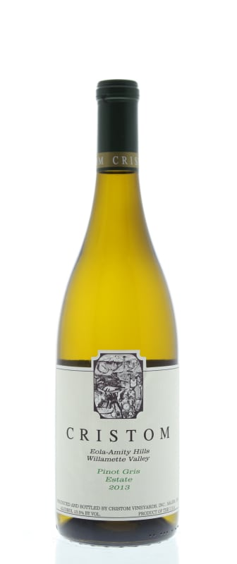Cristom Pinot Gris 2013 Front Bottle Shot