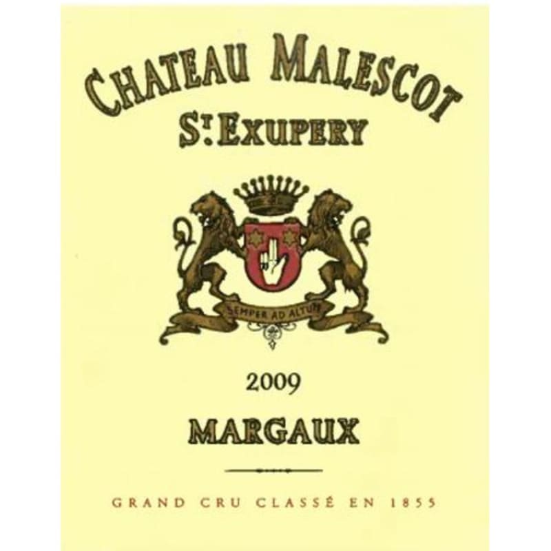 Chateau Malescot St. Exupery (1.5 Liter Magnum) 2009 Front Label