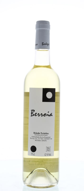 Bodegas Berroja Berroia Txakoli 2013 Front Bottle Shot