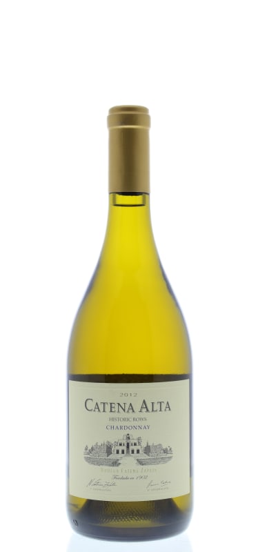 Catena Alta Chardonnay 2012 Front Bottle Shot