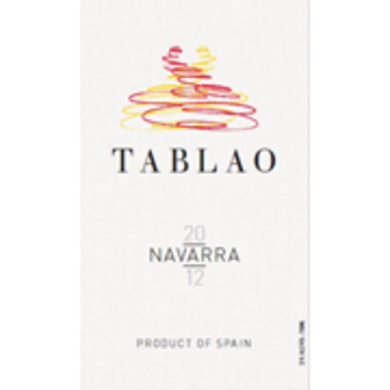 Tablao Navarra Red 2012 Front Label