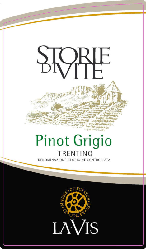 La Vis Trentino Storie di Vite Pinot Grigio 2010 Front Label