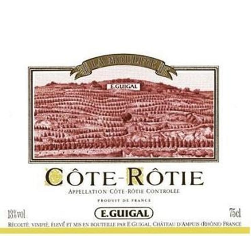 E. Guigal Cote Rotie La Mouline 2010 Front Label