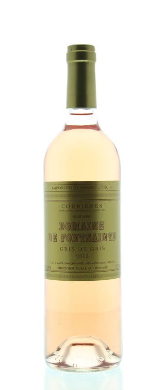 Domaine de Fontsainte Gris de Gris Rose 2013 Front Bottle Shot