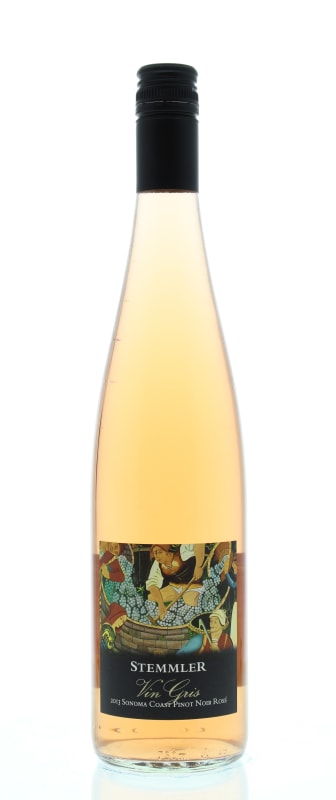Robert Stemmler Sonoma Coast Vin Gris Rose 2013 Front Bottle Shot