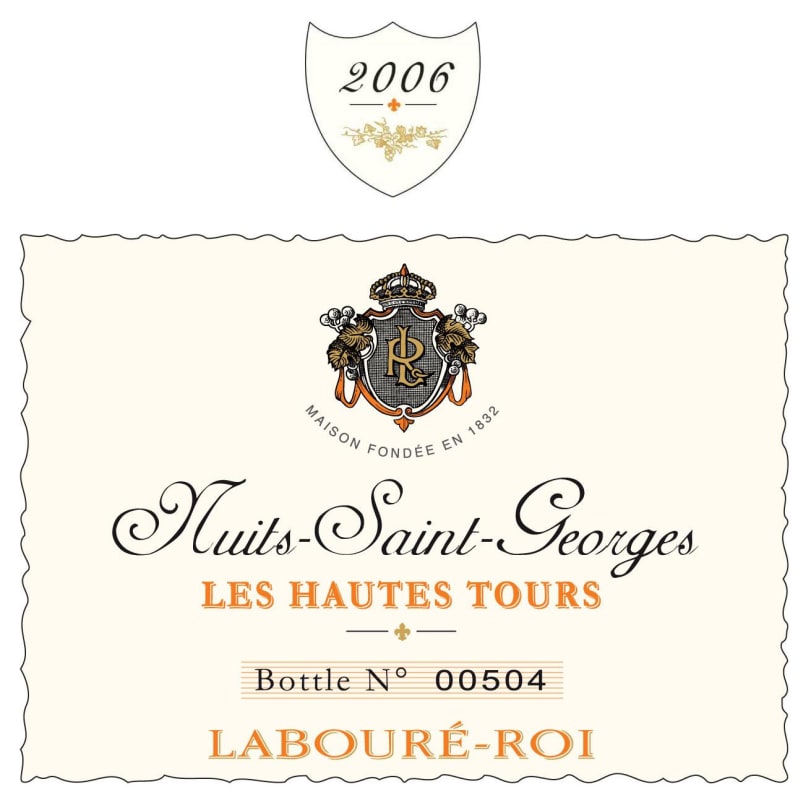 Laboure Roi Nuits-Saint-Georges Les Hautes Tours 2006 Front Label