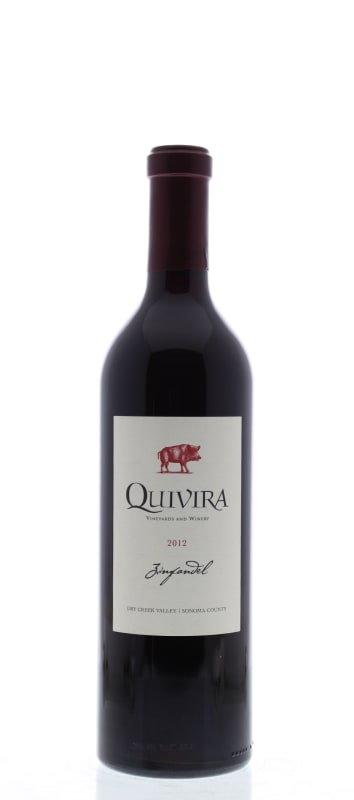 Quivira Dry Creek Valley Zinfandel 2012 Front Bottle Shot