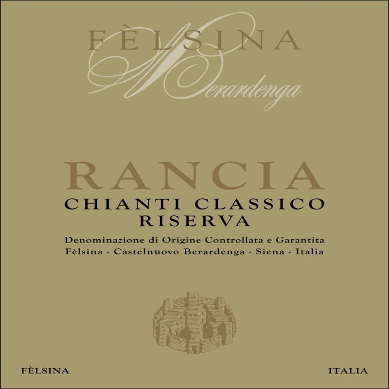 Felsina Chianti Classico Riserva Rancia (375ML half-bottle) 2010 Front Label
