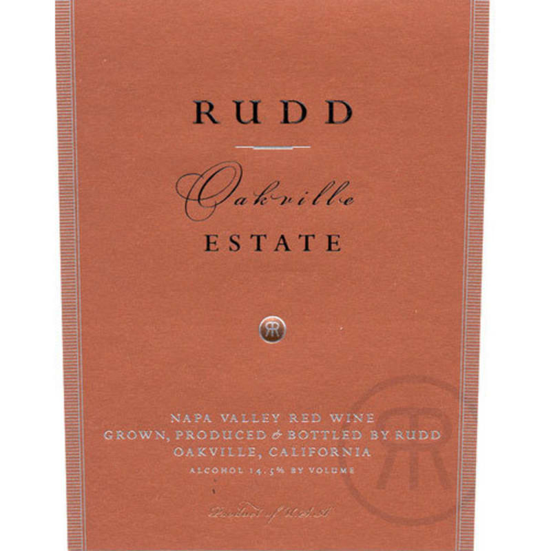 Rudd Oakville Estate Cabernet Sauvignon (375ml) 2009 Front Label