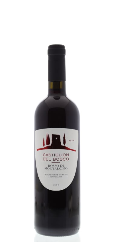 Castiglion del Bosco Rosso di Montalcino 2012 Front Bottle Shot
