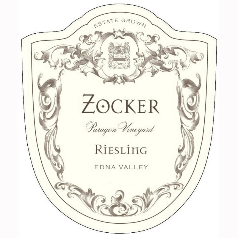 Zocker Paragon Vineyard Riesling 2012 Front Label