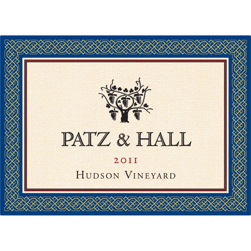 Patz & Hall Hudson Vineyard Chardonnay 2011 Front Label