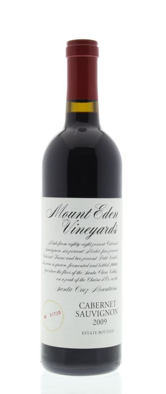 Mount Eden Vineyards Estate Cabernet Sauvignon 2009 Front Bottle Shot