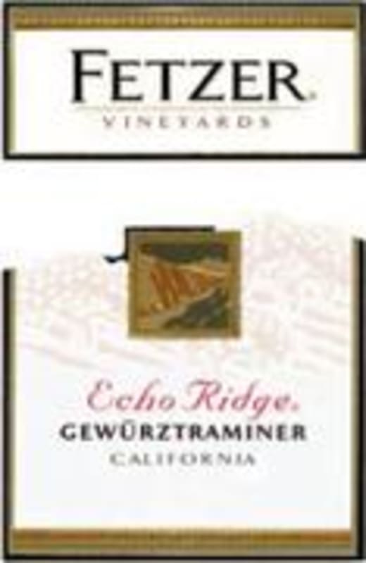 Fetzer Gewurztraminer 1999 Front Label