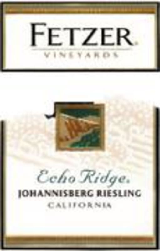 Fetzer Johannisberg Riesling 1999 Front Label