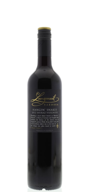 Langmeil Hangin' Snakes Shiraz-Viognier 2012 Front Bottle Shot