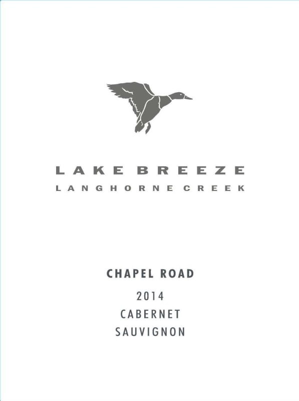Lake Breeze Chapel Road Cabernet Sauvignon 2014 Front Label