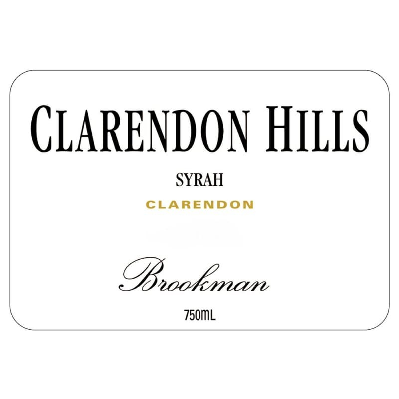 Clarendon Hills Brookman Syrah 2008 Front Label