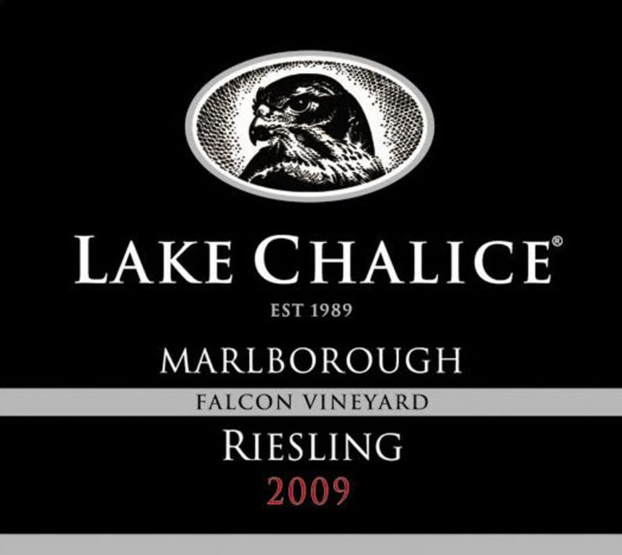 Lake Chalice Falcon Vineyard Riesling 2009 Front Label