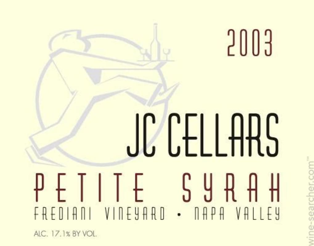 Jeff Cohn Cellars Frediani Vineyard Petite Syrah 2003 Front Label