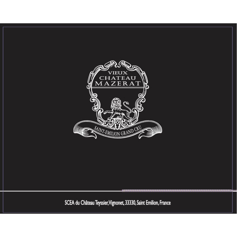 Vieux Chateau Mazerat 2011 Front Label
