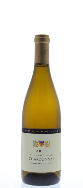Bernardus Sierra Mar Vineyard Chardonnay 2011 Front Bottle Shot