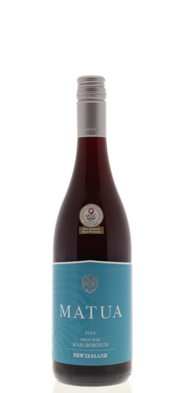 Matua Pinot Noir 2013 Front Bottle Shot
