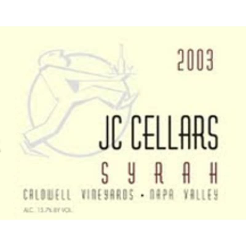Jeff Cohn Cellars Caldwell Vineyard Syrah 2003 Front Label