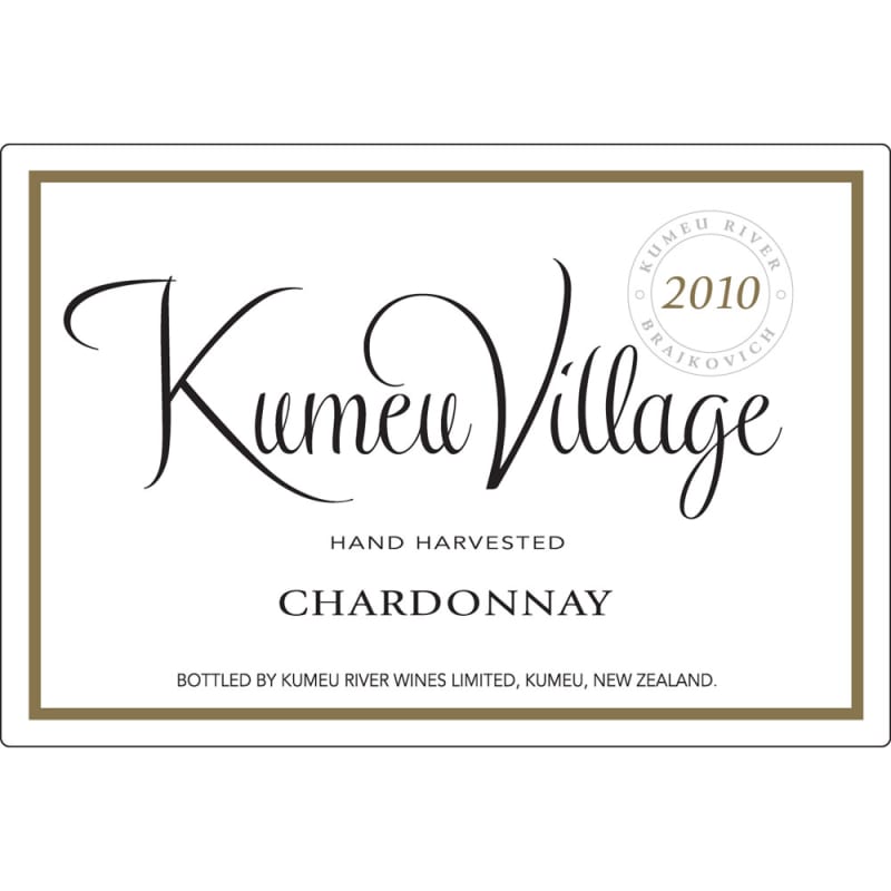 Kumeu River Village Chardonnay 2010 Front Label